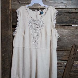 Woman's sleeveless linen Dress